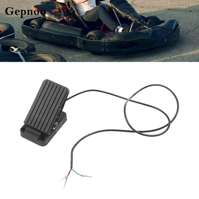 Gepnoo พลาสติกสีดำ คันเร่งพลาสติกสำหรับ Go Kart และ Golf Cart ติดตั้งง่าย