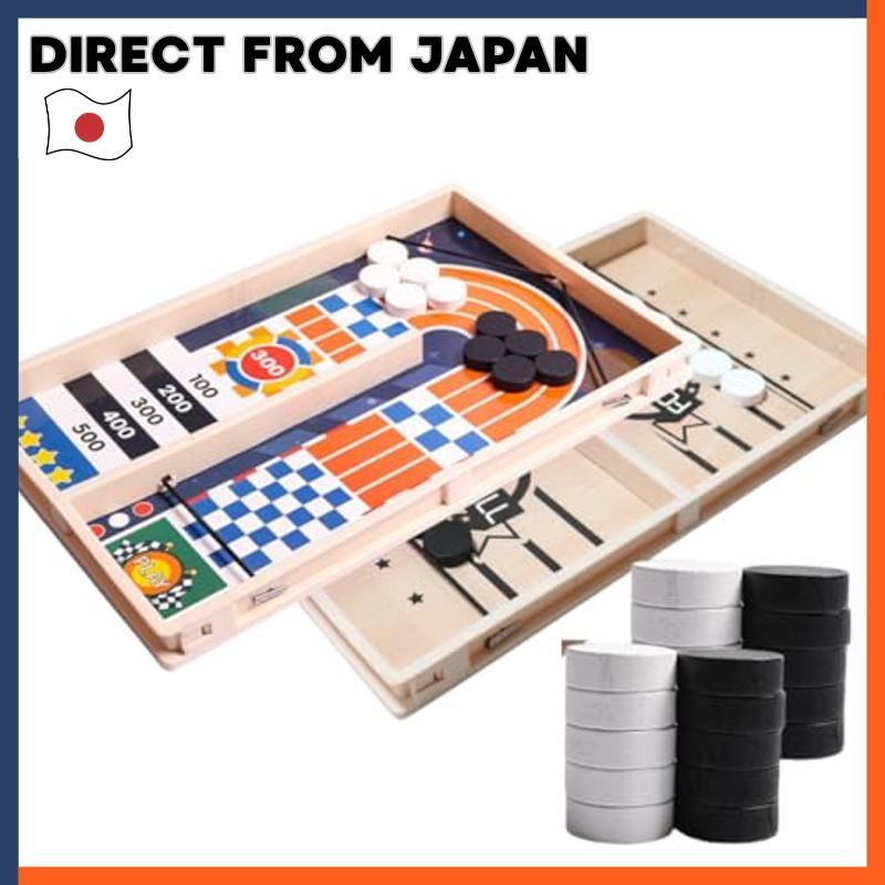 Ateena Sling Hockey Board Game Air Hockey Table Game Party Family Kids Adults 2pcs