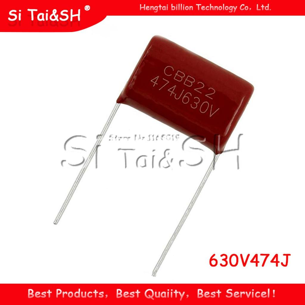 10PCS 630V474J 0.47UF 470NF Pitch 20MM 630V 474 CBB ตัวเก็บประจุฟิล์มโพรพิลีน
