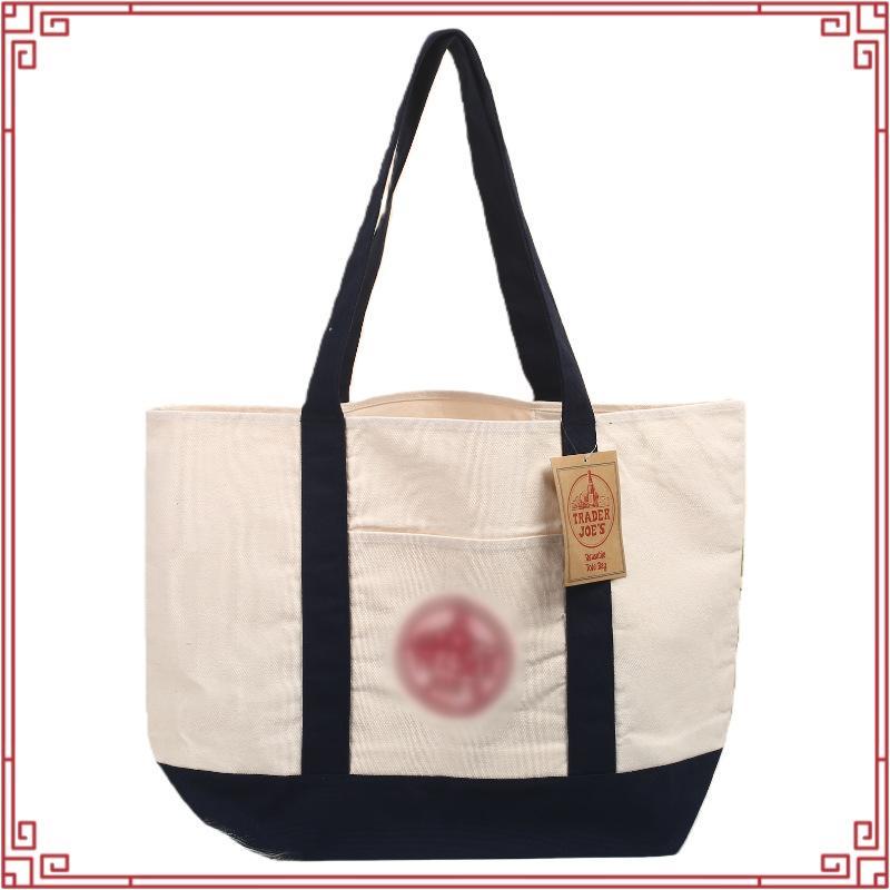 พร้อมส่ง กระเป๋าผ้า USA แบรนด์ TRADER JOE’S trader joe’s จุของได้เยอะ บิ๊กโททส์