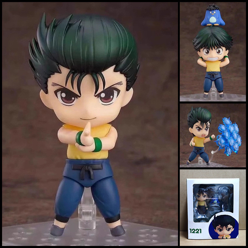 YuYu Hakusho Yusuke Urameshi Nendoroid 1221 รุ่น Q Movable Joint Action Figure อะนิเมะคอลเลกชันรุ่นข