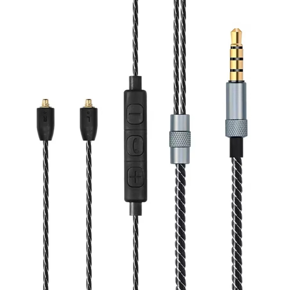 เหมาะสําหรับ FiiO FiiiO F5 FH5 FH5s FH7 FA7 F9 F9SE F9Pro FH1 FA1 หูฟังเปลี่ยนสายต่อสายหูฟังสายสัญญา