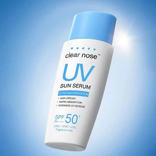 ((ซื้อจํากัดเวลา) Clear Nose UV Sun Serum SPF50+PA++++ 80ml One Piece/Transparent Nose Sunscreen/Protection and Soothing ปลอบประโลมผิวจากแสงแดด