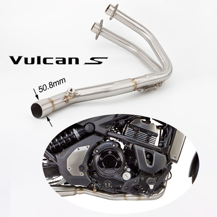 รถจักรยานยนต์ Vulcan ท่อไอเสียดัดแปลง Vulcan S650 VN650 EN650 Moulcan 500ml