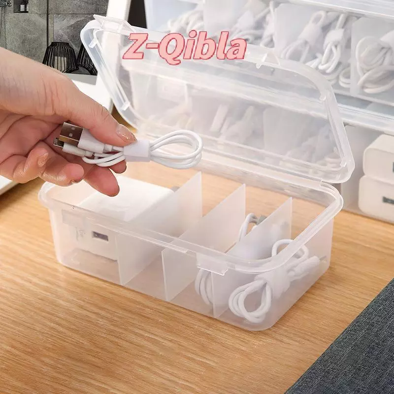 กล่องจัดระเบียบสายชาร์จ Z-Qibla-t แบบโปร่งใสพร้อมฝาปิด thumbnail 3