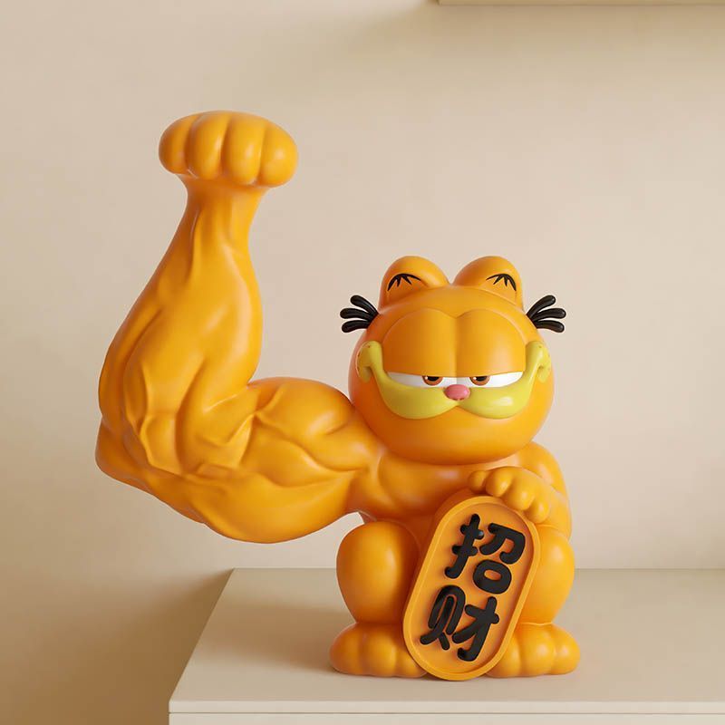 ร้าน Fuyu City Yilin (ครัวเรือนเชิงพาณิชย์อุตสาหกรรมส่วนบุคคล) 2024 รูปแบบใหม่ Garfield Lucky Cat เค