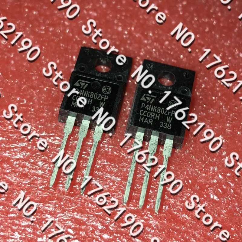 5 ชิ้น/ล็อต STP4NK80ZFP P4NK80ZFP TO-220F MOS field effect ทรานซิสเตอร์ Q5RC