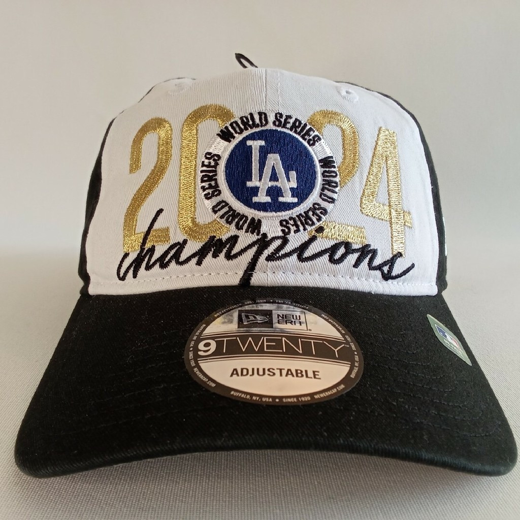 ML-B Los Angeles Dodgers 2024 World Series Champions Locker Room เบสบอลหมวกปรับโค้ง Duckbill หมวก T7