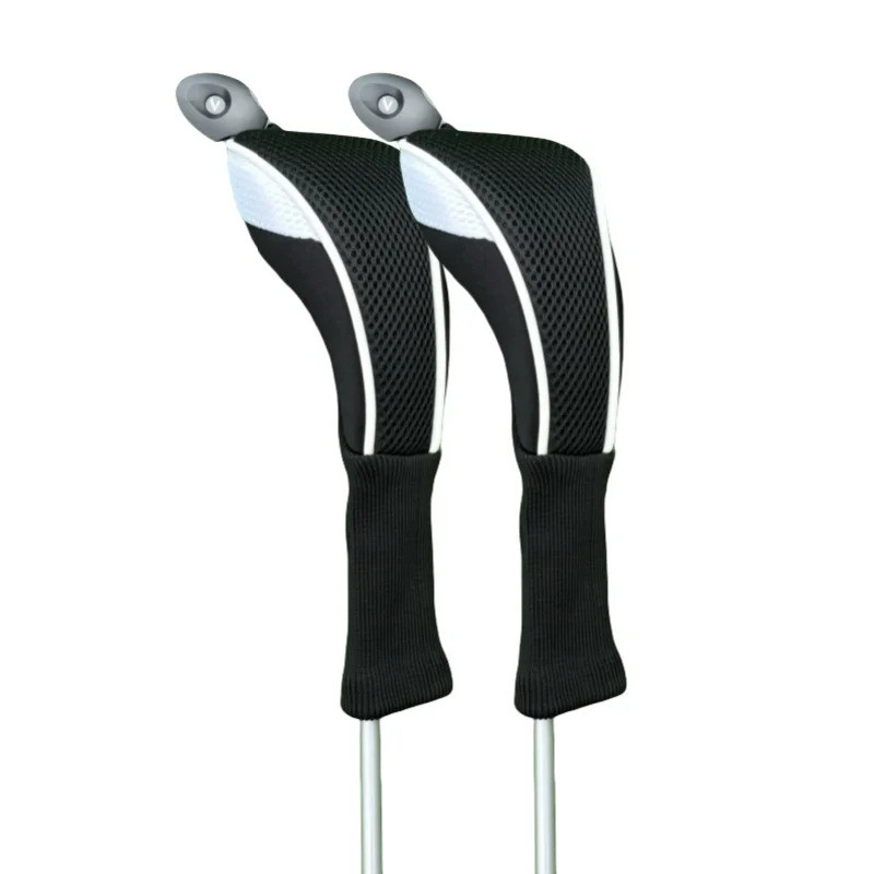 กอล์ฟไฮบริด Headcover คอยาว สีขาว สำหรับ UT และคลับ HYBRID