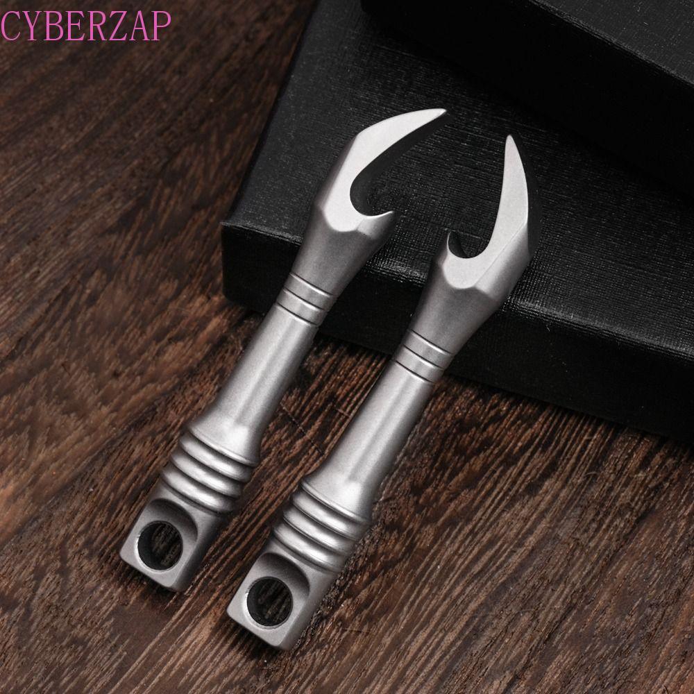 CYBERZAP พวงกุญแจขนาดเล็ก, Pry Bar Mini ขนาด EDC เครื่องมืออเนกประสงค์,หลายเครื่องมือสร้อยคอจี้ Mult