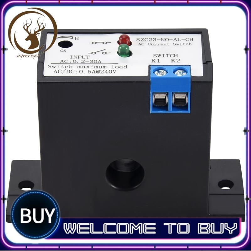 Current Mutual Induction Switch SZC23-NO-AL-CH ปกติเปิด Current Detection SWITCH สําหรับ AC Current 