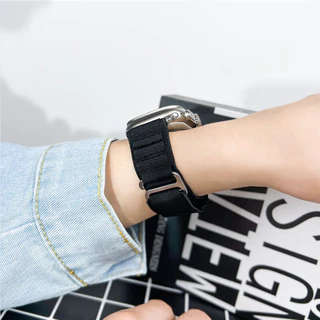 กีฬา Alpine Loop กลับไนล่อนสายรัด for IWatch Apple Watch Ultra 3 2 49มม 46 45 44 42 41มม Series 11 10 9 8 7 6 5 4 SE 3 2