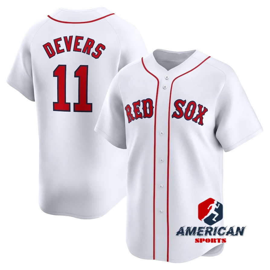 เสื้อฟุตบอล mi nam Boston Rafael Devers Rafael Devers White Home Baseball Jersey