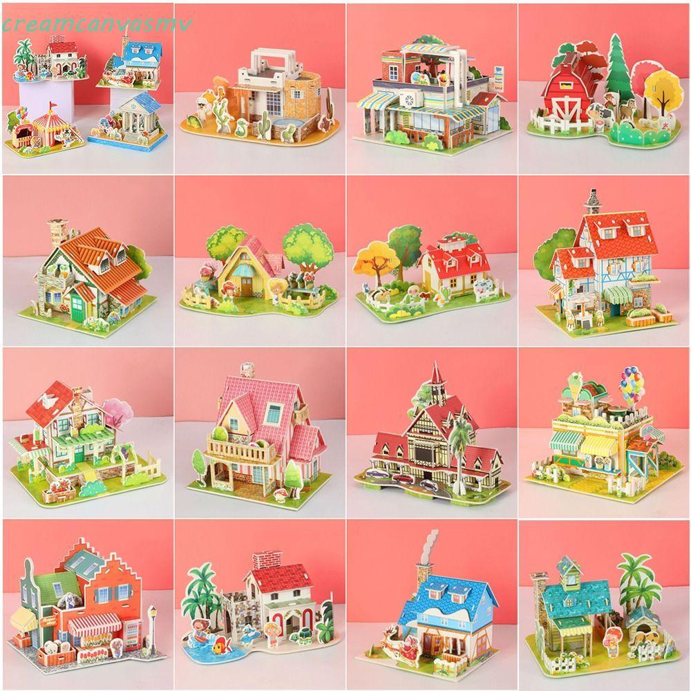 ROVER Building 3D Puzzle, 3D Puzzle Assembly Building Blocks DIY House Model Puzzle, 3D Puzzle Handm