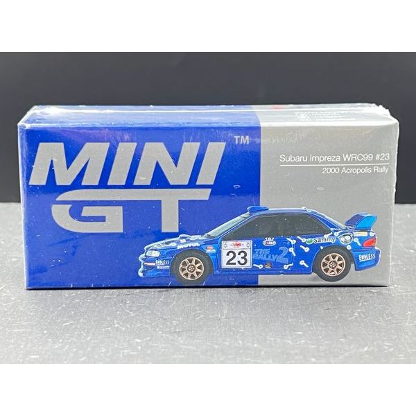 MINIGT Subaru Impreza WRC99 #23 2000 Acropolis Rally