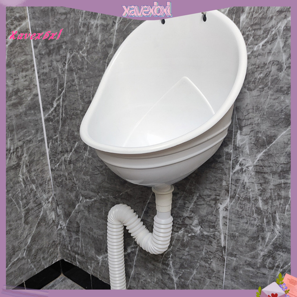 Xavexbxl|  โถปัสสาวะขนาดเล็กไม่มีน้ํา โถฉี่ติดผนังแบบไม่ใช้น้ําพร้อมท่อระบายน้ําป้องกันกลิ่นที่มีประสิทธิภาพสูงนักดําน้ําปัสสาวะติดตั้งง่าย – เหมาะสําหรับเด็กห้องน้ําห้อ