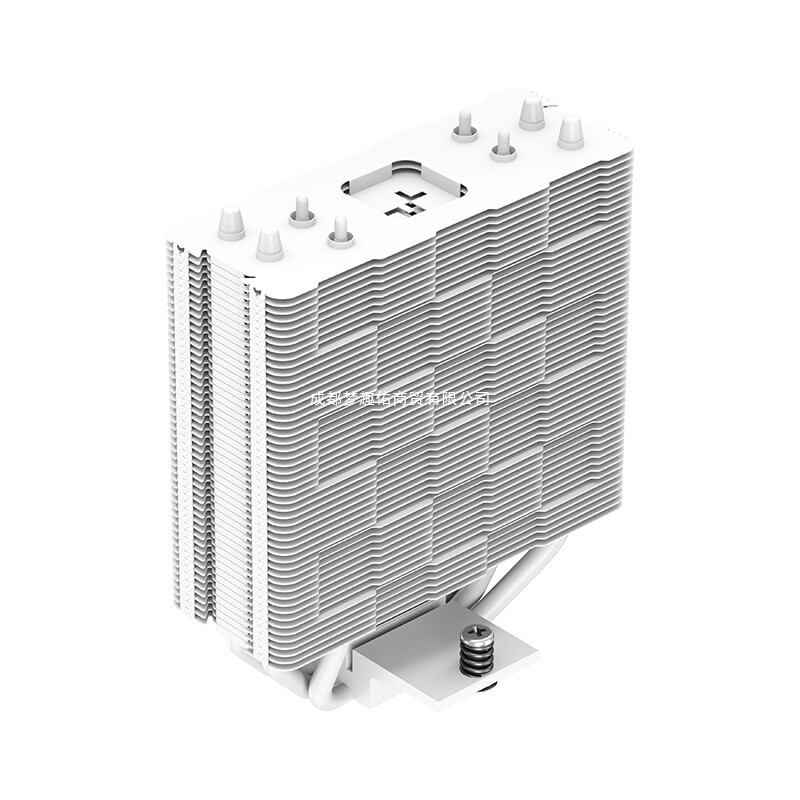 Kyushu Fengshen Xuanbing 400 ARGB หม้อน้ํา CPU สีขาวท่อทองแดงพัดลมควบคุมอุณหภูมิอัจฉริยะหลายแพลตฟอร์