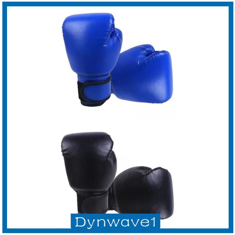 [Dynwave1] นวมชกมวย 2 คู่ Professional MMA หนัง PU นวมชกมวย