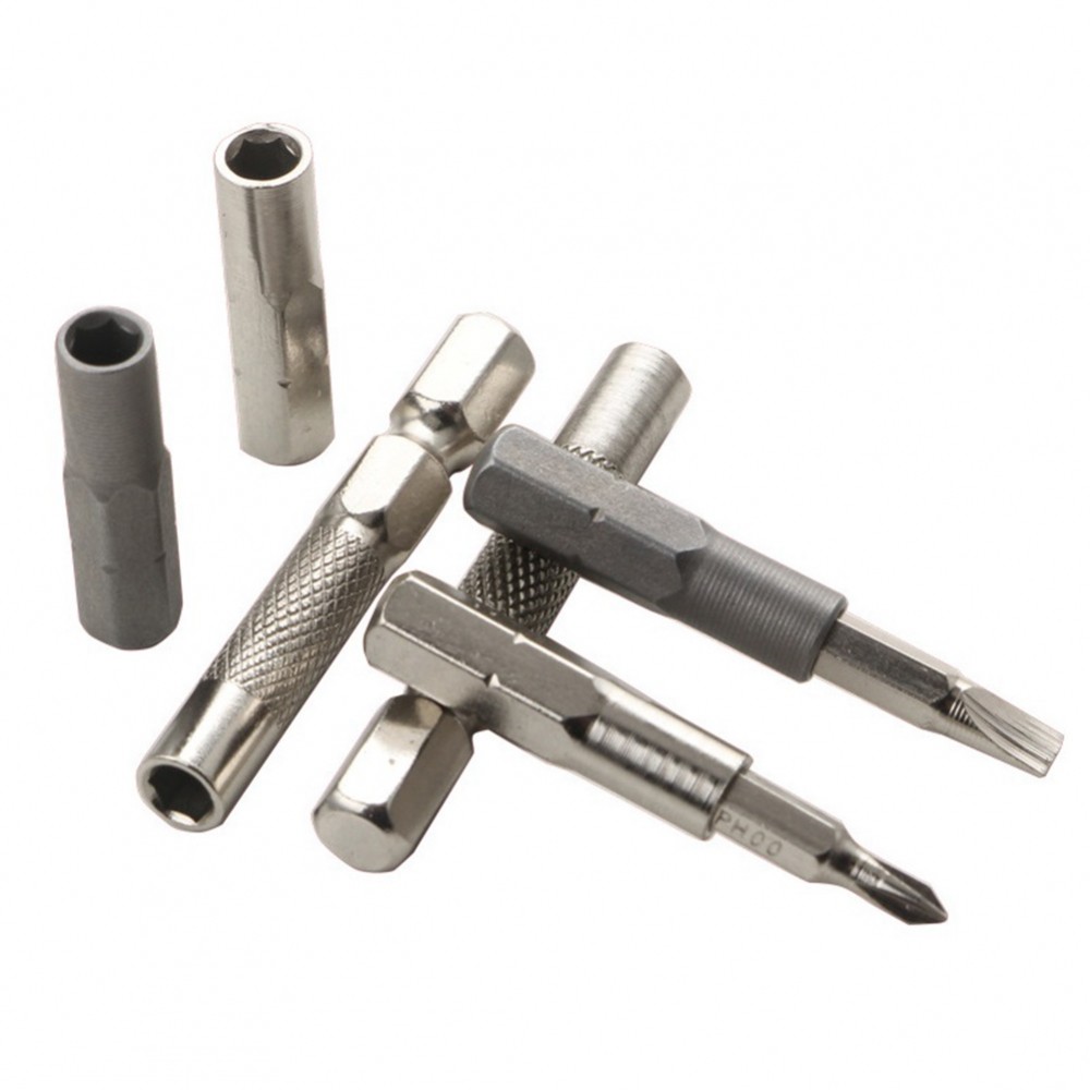 6pcs 1/4 inch For Hex to 4mm Socket Adapter Bit Holder 25mm/50mm for Electronics