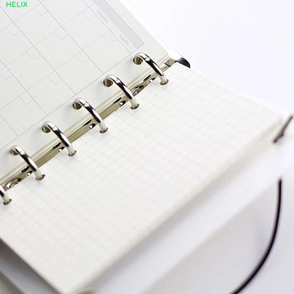 HELIX Notebook Refill Grid Stationery A5 A6 A7 รายเดือน 45 แผ่น do List Daily Planner Binder ภายในหน