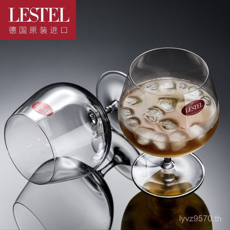 แก้วไวน์ แก้วไวน์คริสตัลนําเข้าแก้วไวน์แดง Hennessy Germany Short-Footed Cognac Glass Spirit Brandy 