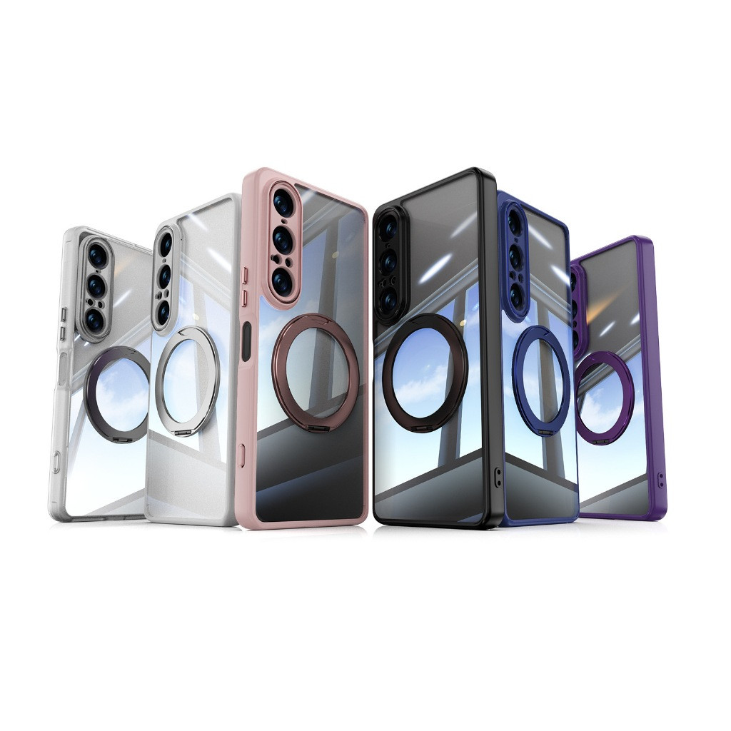 สําหรับเคสโทรศัพท์ผู้ถือแหวนรถยนต์ Sony Xperia 1 10 VII VI