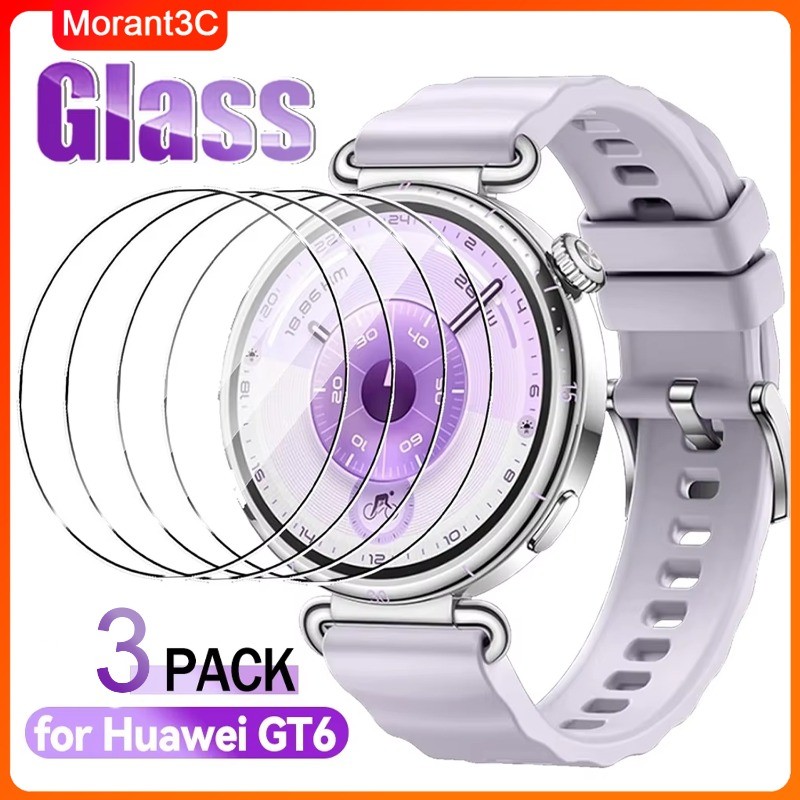 1-3Pcs กระจกนิรภัยสําหรับนาฬิกา Huawei GT6 46 มม.41 มม.GT 6 Pro HD Clear Screen Protector ฟิล์มสําหรับ Huawei GT5/GT4 46 มม.ฟิล์ม