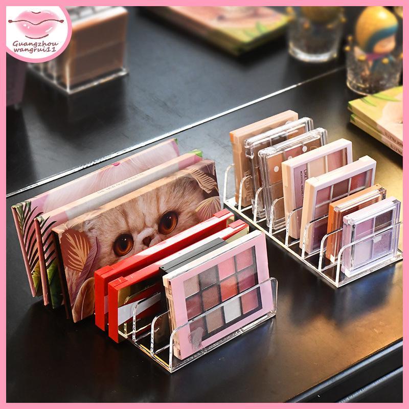 [GZ] อะคริลิคขนาดกะทัดรัดอายแชโดว์ Palette Organizer ถาดกล่องเก็บเครื่องสําอาง Rack แต่งหน้าผู้ถือเครื่องมือลิ้นชัก Organizer TH