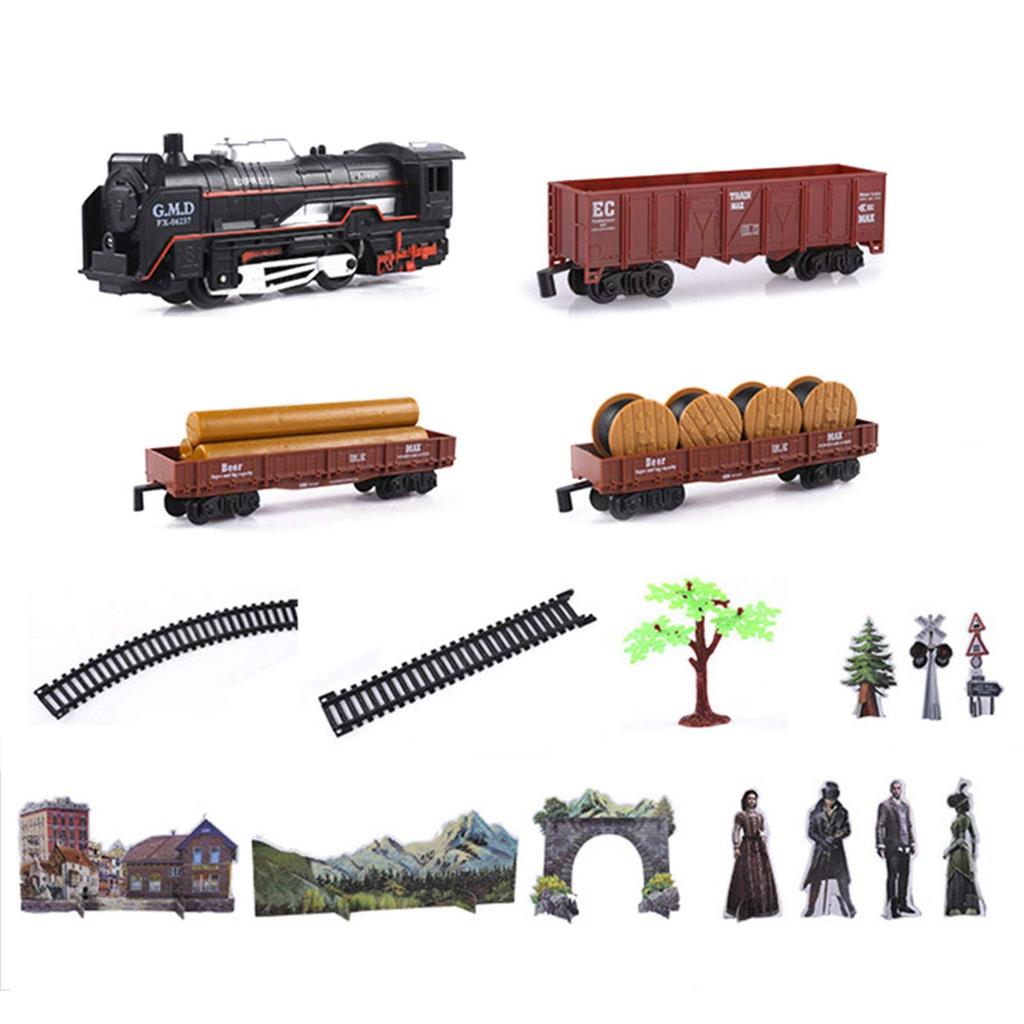 Toy Steam Locomotive - Electric Train Toy for Toddlers - Steam Locomotive Engine Electric Classic Tr