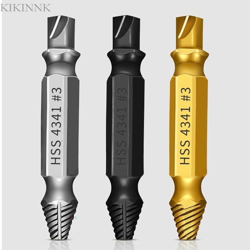 6Pcs Damaged Screw Extractor Kit and Stripped Screw Extractor Easily Quickly