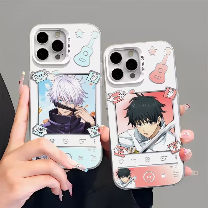 Jujutsu Kaisen เคสโทรศัพท์สําหรับOPPO Realme C75 C63 C61 หมายเหตุ 60 50 C53 C51 C35 C65 C55 15 Pro 12 13 14 Pro Plus C20 C20A C21Y C25Y C11 2021 2020 เคสโทรศัพท์Gojo Satoru Hard