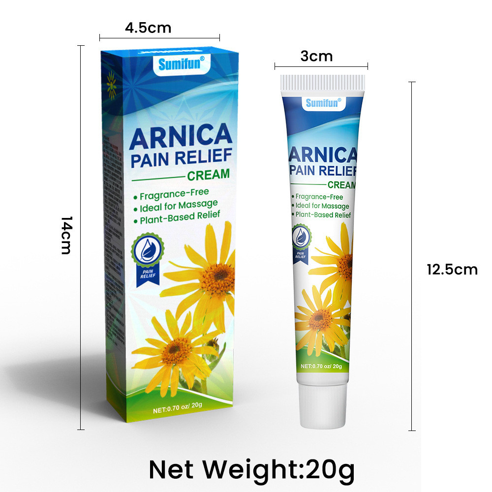 [คลังสินค้าพร้อม] sumifun Cream Arnica Cream External Use Muscle Joint Stiff Discomfort Care Cream k