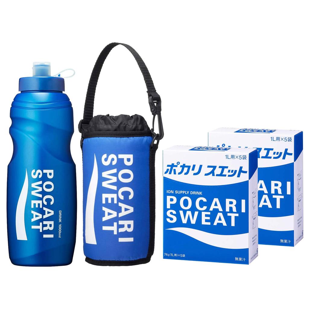 Pocari Sweat Set Product Otsuka Pharmaceutical Squeeze Bottle Powder Set สินค้าใหม่ที่ถูกกฎหมายและเป
