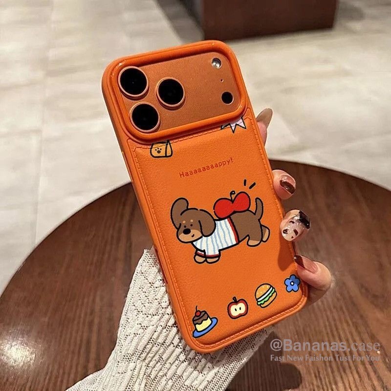 การ์ตูนผลไม้ไส้กรอกสุนัขเคสโทรศัพท์สําหรับiPhone 17 16 15 14 13 12 11 Pro Max X Xr Xs Max 7 8 Plus SE2020
