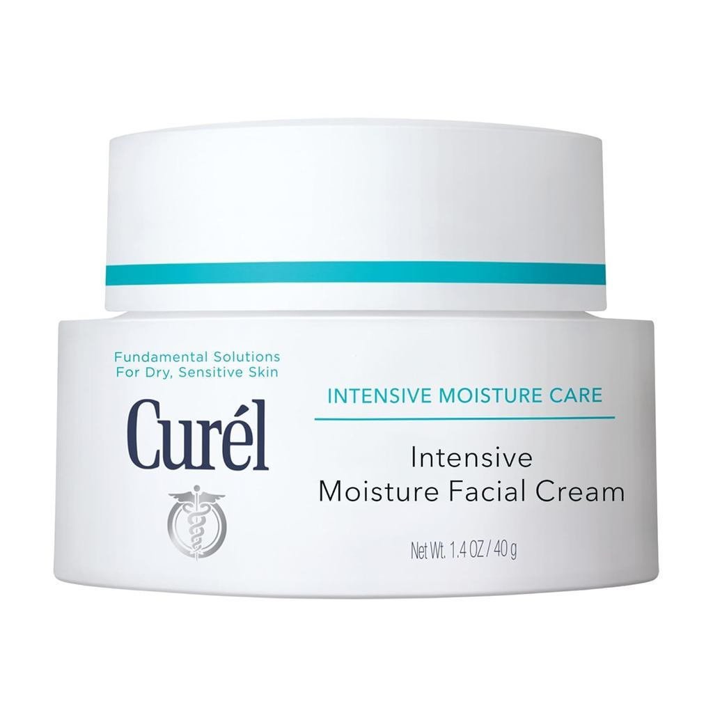 Curel Japanese Skin Care Intensive Face Moisturizer Cream, Hydrating Face Lotion for Dry to Very Dry