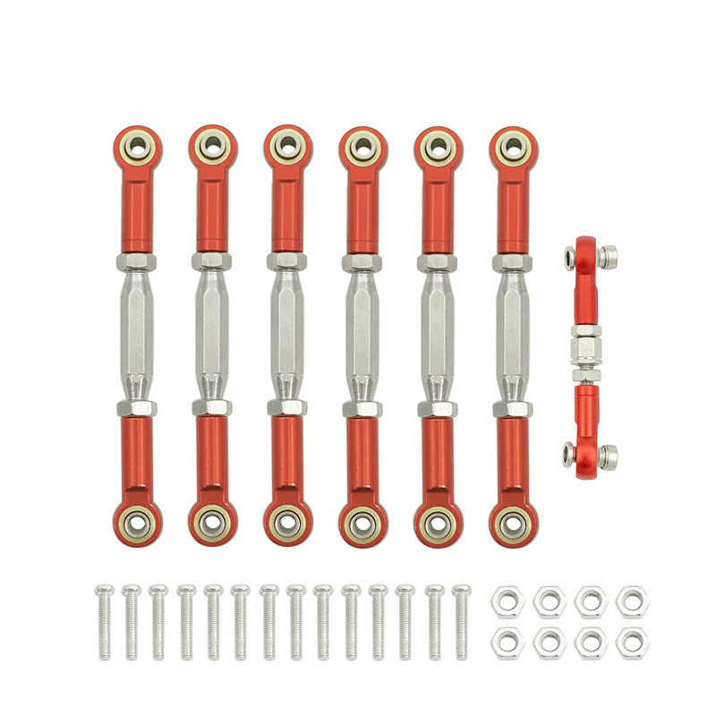 7 ชิ้นปรับ SLASH ก้านโลหะสําหรับ Traxxas Slash 2WD 1/10 อะไหล่อัพเกรด