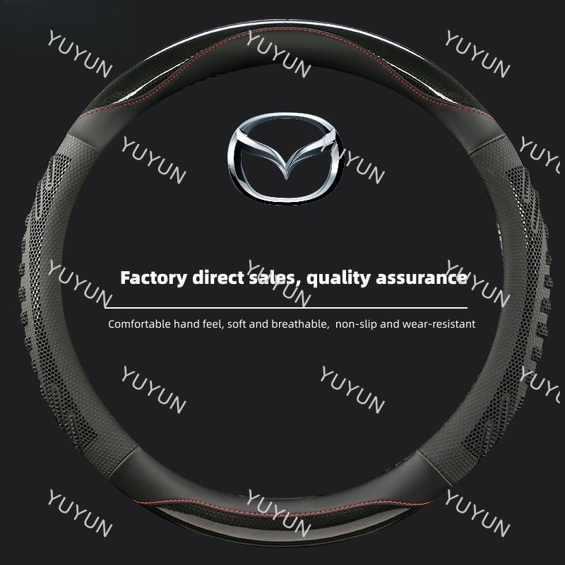 MAZDA พวงมาลัยรถสําหรับ MAZDA Mazda2 Mazda3 Mazda6 Cx3 Cx30 Cx5 Cx8 Cx9 พวงมาลัยรถอุปกรณ์เสริม