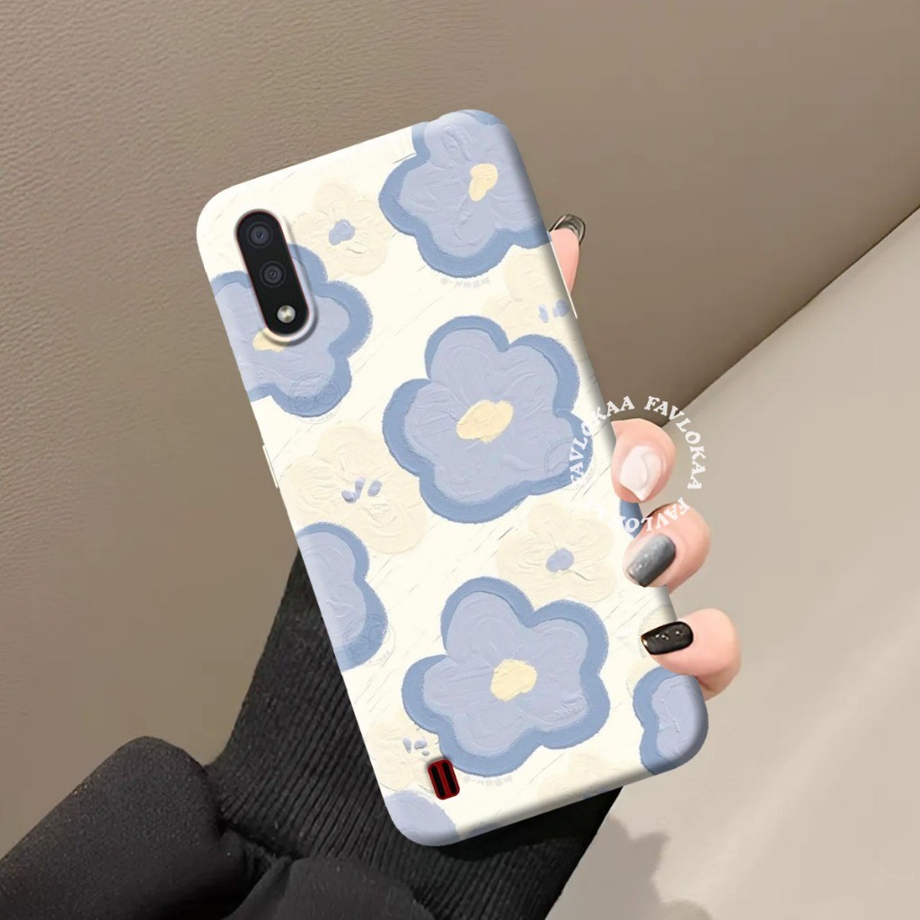 (FL02) เคส Samsung A01 A01Core A02 A03Core Fashion Case Softcase Macaron Silicone TPU