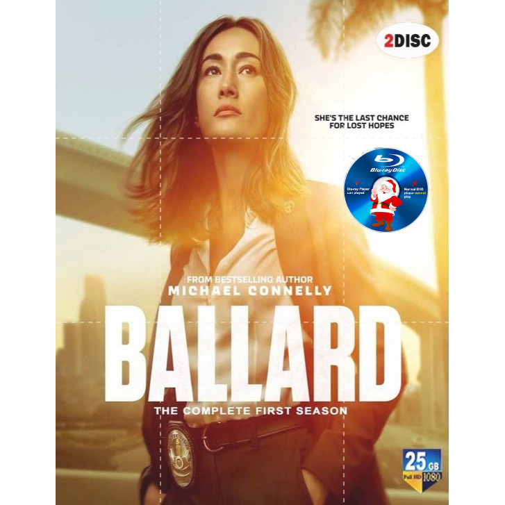 E-BLURAY TV SERIES Ballard 2025 (2DISC) อาชญากรรม  1 ฤดูกาล Maggie Q Michael Mosley Rebecca Field