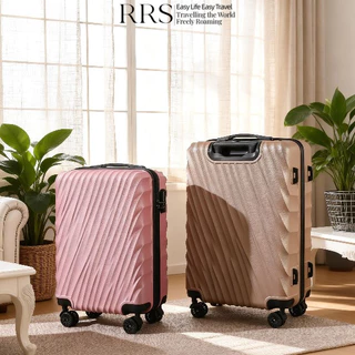 RRS🎆 สั่งทำในประเทศไทย🚚 Warranty period：3New model ล้อกระเป๋าเดินทาง20 24นิ้วขึ้นเครื่องกรอบอลูมิเความจุขนาดใหญ่กันน้ำPC
