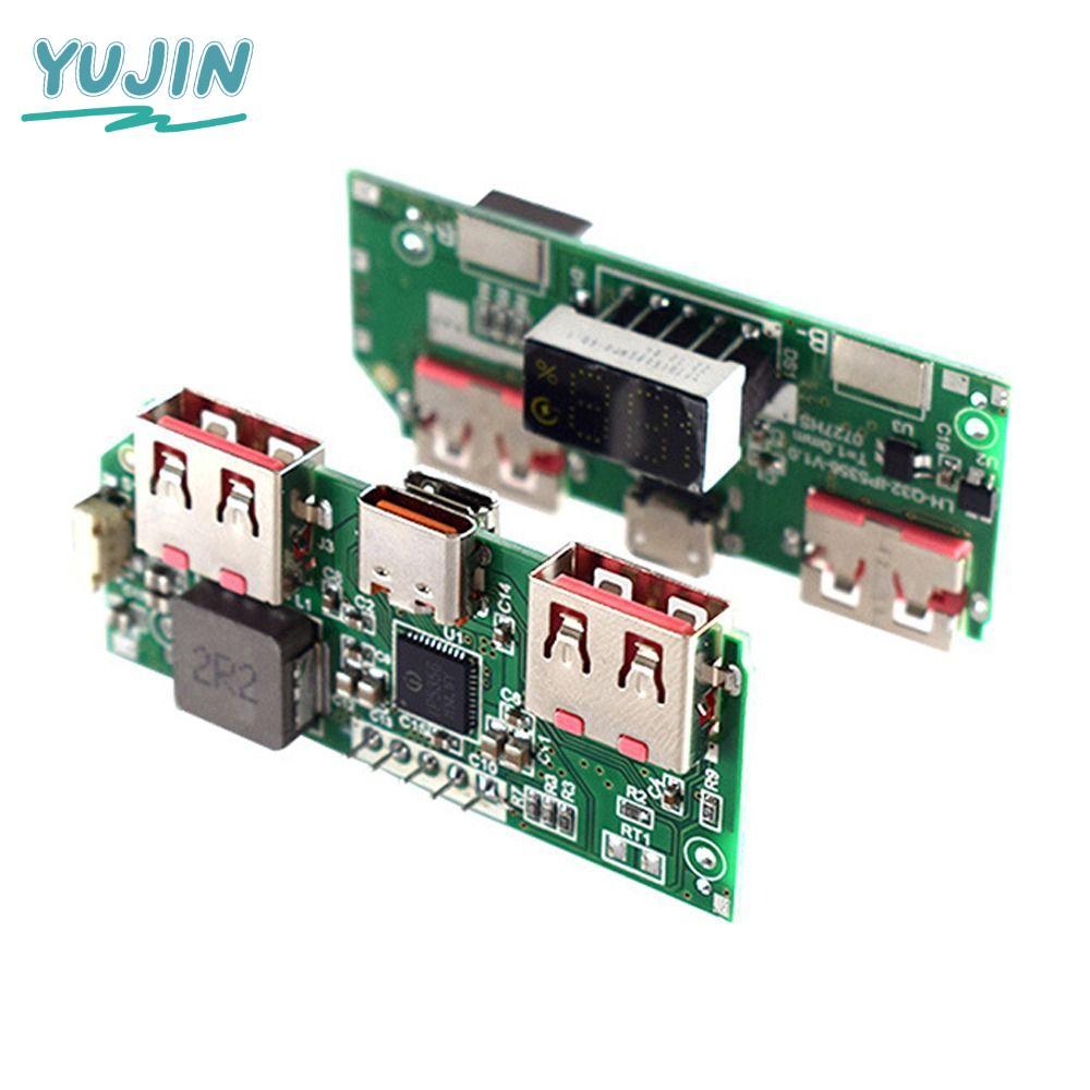 YUJIN Fast Charge Module, QC/PD3.0 รองรับ 5V 3A IP5356, แบตเตอรี่ลิเธียมเสถียรชาร์จขนาดกะทัดรัดจอแสด