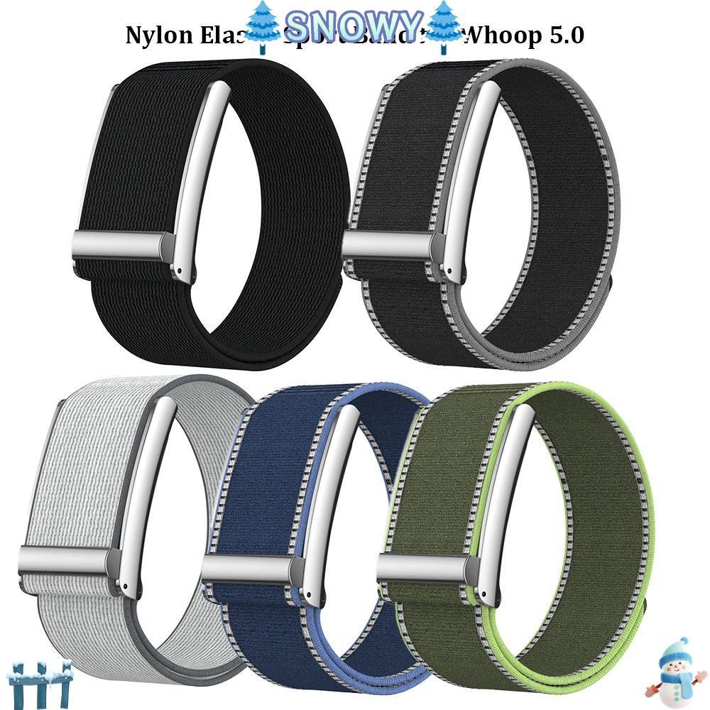SNOWY Elastic Sport Band, Nylon Adjustable Fitness Tracker Strap, Soft กันกระแทก Breathable Bicep Ba