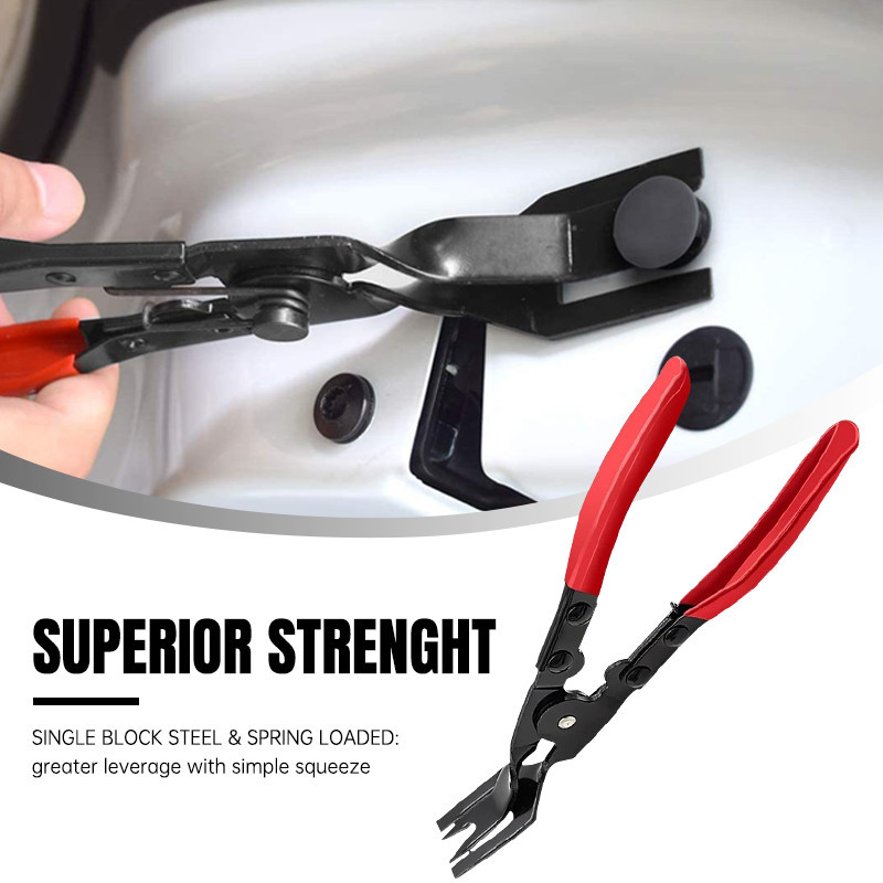 คีมไฟหน้า คีมไฟหน้า เครื่องมือถอดไฟหน้า เครื่องมือซ่อมไฟหน้า  ออกแบบสปริงเพื่อความสะดวก 24 x 6 x 1.5ซม - รูปที่ 2