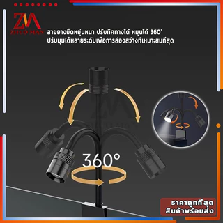 ไฟตู้ปลา LED ไฟเลี้ยงตู้ปลา ไฟคลิปตู้ปลา ไฟกันน้ำตู้ปลา ประหยัดพลังงาน การหรี่แสง ซูมได้ กันน้ำ หมุน 360°สำหรับตู้ปลา