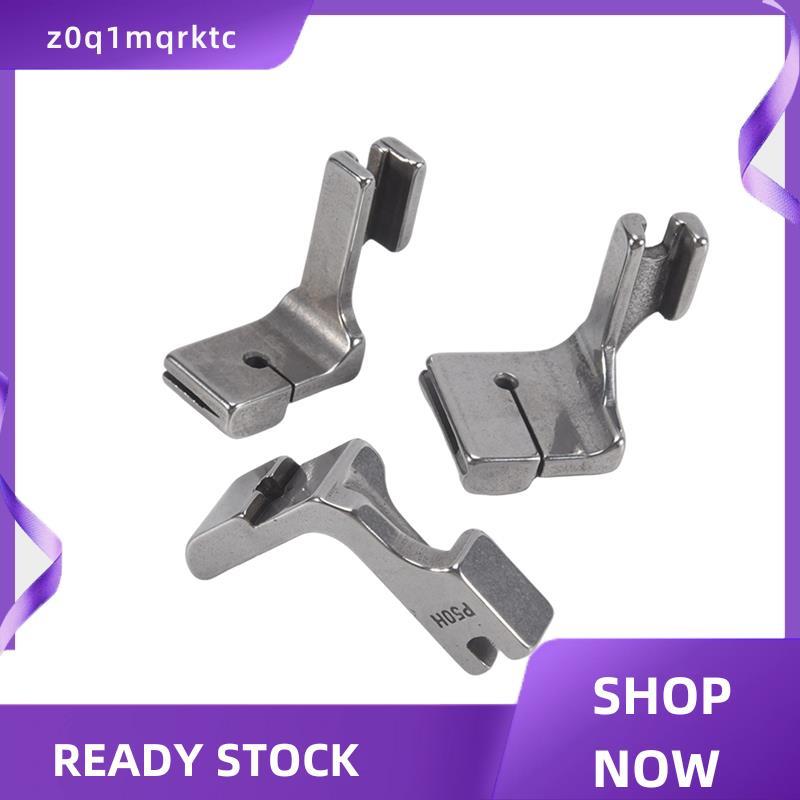 z0q1mqrktc 3PCS Gathering จีบ/หมุน Presser เท้า P5 P50 P5W สําหรับจักรเย็บผ้าอุตสาหกรรม ใช้งานง่าย