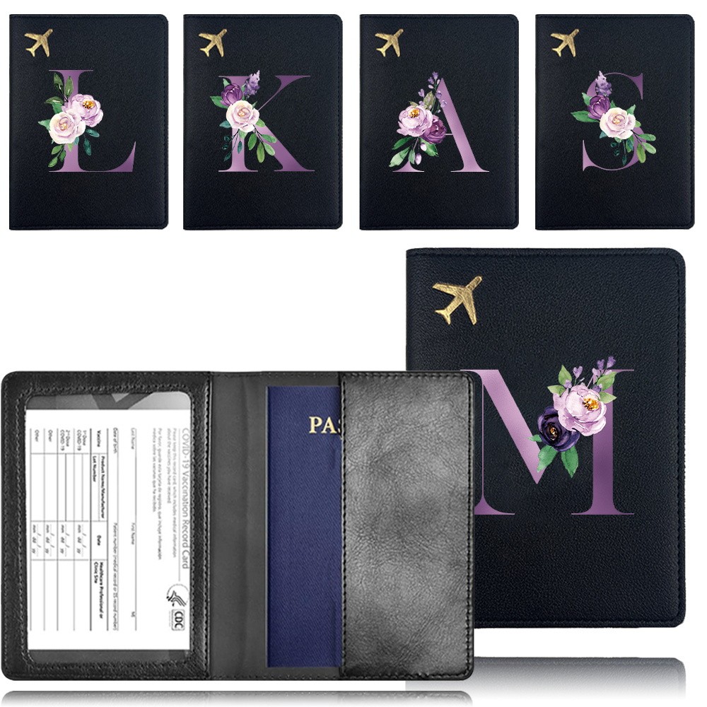 มี RFID safe!! กระเป๋าพาสปอร์ต วัสดุหนัง PU ซองพาสปอร์ต Passport case ปกป้องข้อมูล