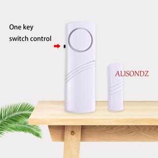 ระบบรักษาความปลอดภัยสัญญาณเตือน ALISONDZ สีขาวพร้อมสัญญาณเตื…