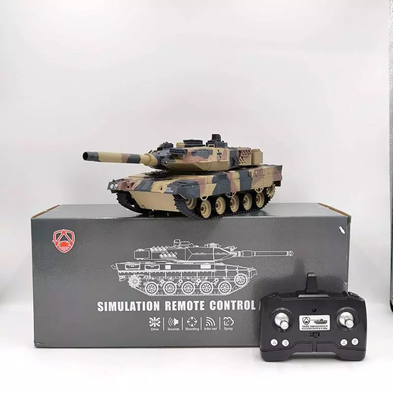 รถถังบังคับ TANK 1:22 สมจริง มีควัน 2.4Ghz บังคับวิทยุ ZY023 thumbnail 7