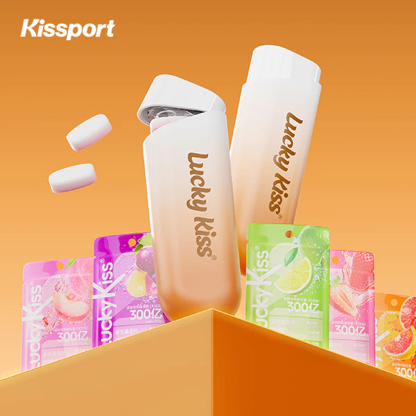 ซื้อ 1 แถม 2 ฟรี!Kissport Ejection Probiotic Candy Lozenges Family Pack รสมิ้นต์ผลไม้รวมหลายรสชาติ