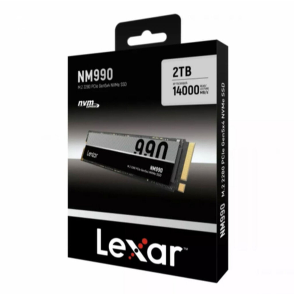 LEXAR NM990 2TB PCIe Gen5x4 Up to 14,000MB/s NVMe M.2 2280 SSD ประกันศูนย์ไทย 5 ปี